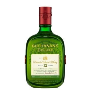 Buchanan's, Deluxe 1L, Whisky Escocés, Añejo 12 Años, Suave y Refrescante, Notas Naranja y Chocolate